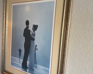 Audrey Hepburn style framed print  35” x 28 1/2”