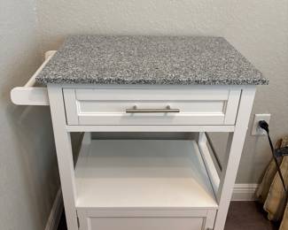 Kitchen Cart with Granite Top