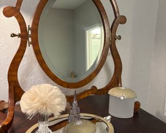Maitland-Smith Vanity Mirror Mike & Ally bathroom accessories. 