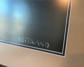 Vettrano Framed Print 38” x47” Jackie Kennedy, Jackie O