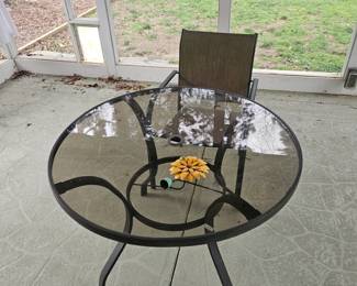 Glass Exterior Table
