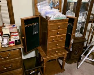 A wide variety of jewelry chest and cabinets