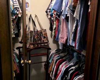 Assorted clothing & purses