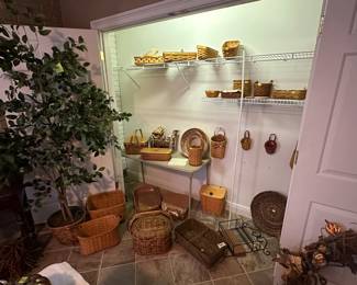 Longaberger basket
faux tree