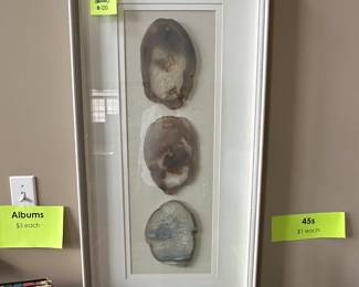 Framed 3 geo stones