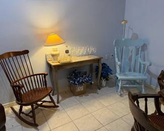 Lovely rockers for that special someone.  Beautiful wine glasses and shot glasses.  Bluebonnets?  We have them.