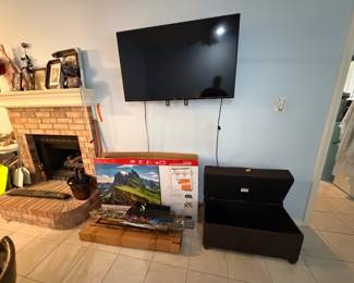 Two flat screen TVs
