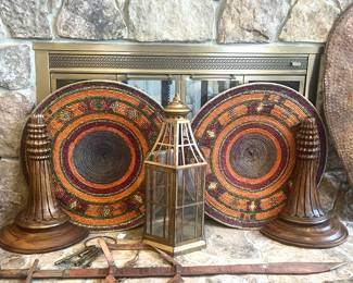 Handwoven African Plate - Sconces …