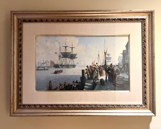 Framed Lithograph John Michael Groves 