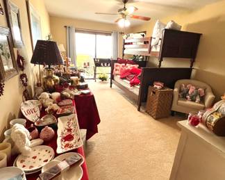 View of Bedroom - Great Decor - Candles and more….