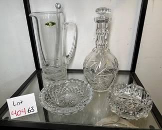 Crystal Glass Lot 