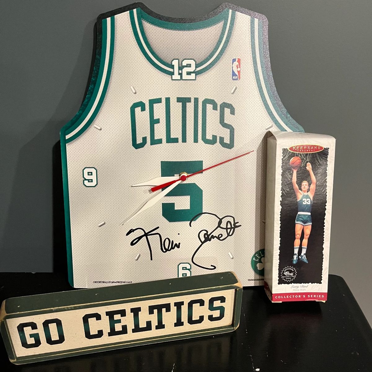 Boston Celtics Signed Clock 