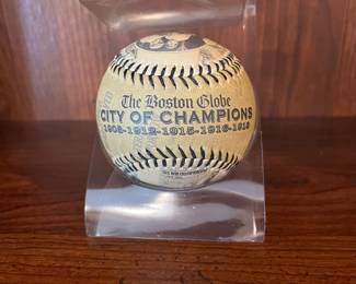 Boston Globe City of Champions Baseball 