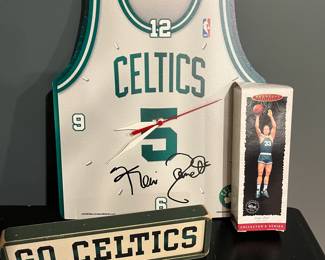 Boston Celtics Signed Clock 