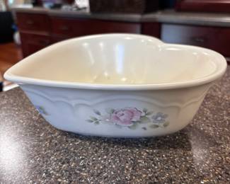 Pfaltzgraff Heart Shaped Bowl 