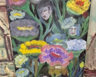 Much framed artwork-oils and prints 