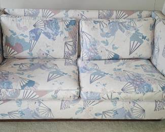 1970's style upholstered sofa  