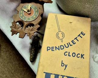 "Pendulette Clock by Lux" in original box