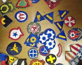 Vintage military patches