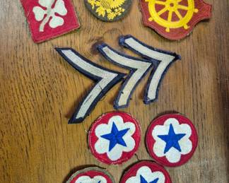 Military items. Patches