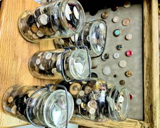 Jars of buttons