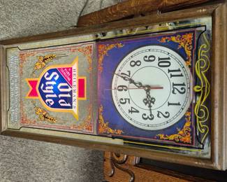 Lighted "Old Style" clock