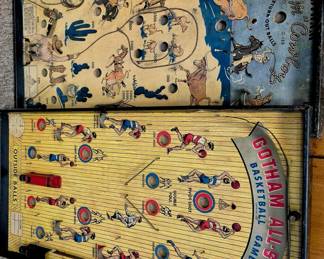 Vintage children's pinball games