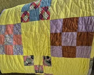 Hand stitched quilts
