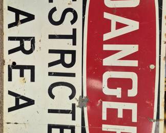 Much advertising and signs