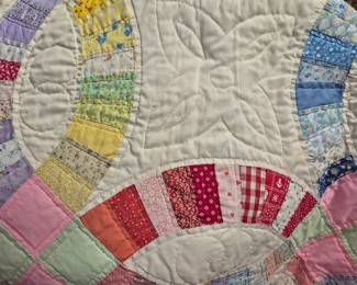 Much quilts, blankets, coverlets, hankies and tapestries 