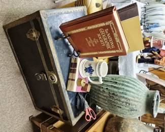 Vintage steamer trunk