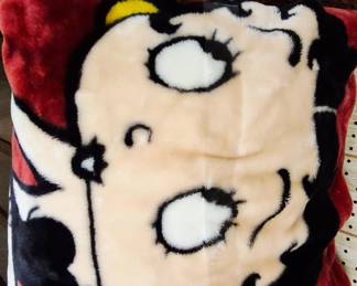Betty Boop blanket