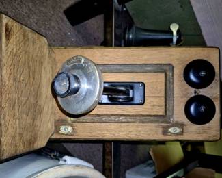 Primitive wall phone