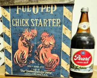 St. Joseph collectibles. Quaker Oats and Pearl Lager Beer