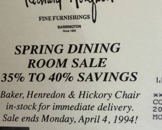 Richard Honquest 1994! Purchased Side Board