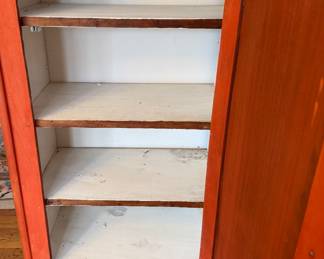 Inside, Many Shelves for Storage