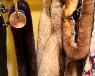 Vintage Fur Capes, Stoles