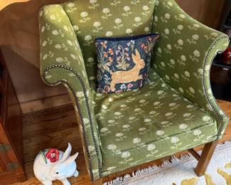 Vintage Wine Back Chair