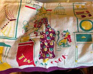 Vintage Printed Towel Linen