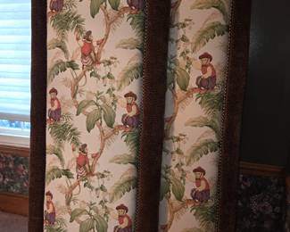 3 custom made upholstered wall panels