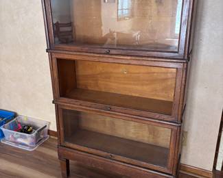 3 stack Barrister bookcase ( lawyer stacking cabinet)