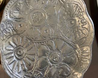 Vintage Don Drumm hammered platter