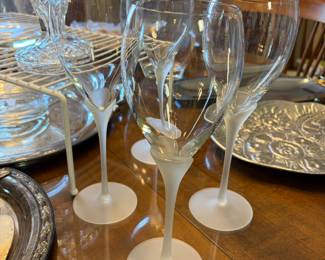 Vintage Antique Satin by Towle Wine glasses