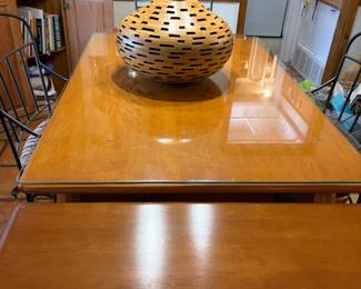 Vintage drop leaf Convertible Dinette table Heywood Wakefield MCM 