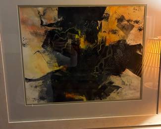 45 450.00 Acrylic abstract by Janis Foley 29Wx26H