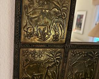 5 60.00 Elephant mirror 28x22