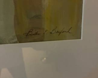 46 250.00 Signed Bithe E. Barford oil painting of 3 maiden 30Wx36H - not listed