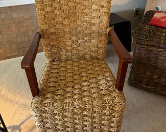 22 80.00 Raffia armchair