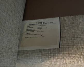 1 350.00 Sofa by Sofamaster TX, Grande Linen beige 84Wx42D