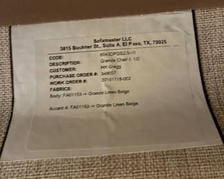 56 220.00 Chair by Sofamaster TX, Grande Linen beige 39Wx39Dx34H